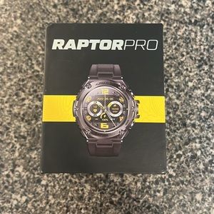 Men’s alpha gear raptor pro smart watch, new in box, never used.